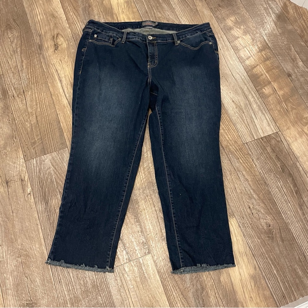 Torrid Dark Blue Boyfriend Jeans